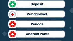 Схематичная иллюстрация процесса депозита и вывода средств в приложении Poker Online 2000 для Android