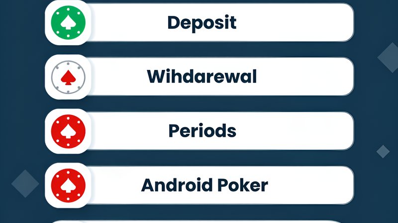 Схематичная иллюстрация процесса депозита и вывода средств в приложении Poker Online 2000 для Android