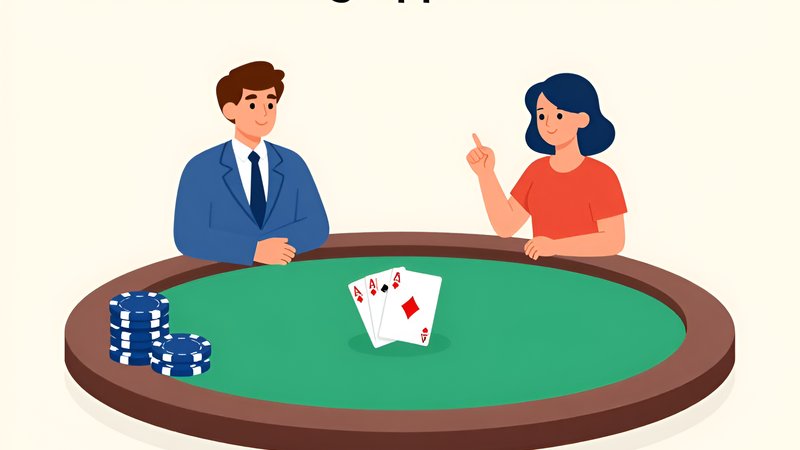 Схематичное изображение анализа поведения игроков для изучения основ психологии покера в Poker Online 2000